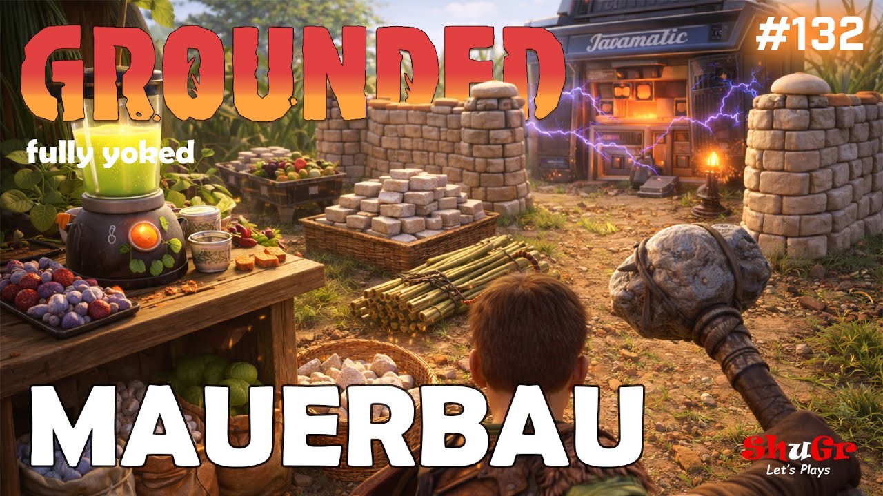 Grounded fully yoked - Die Mauer muss her | S01 E132 | COOP Let's Play #groundedcoop #grounded