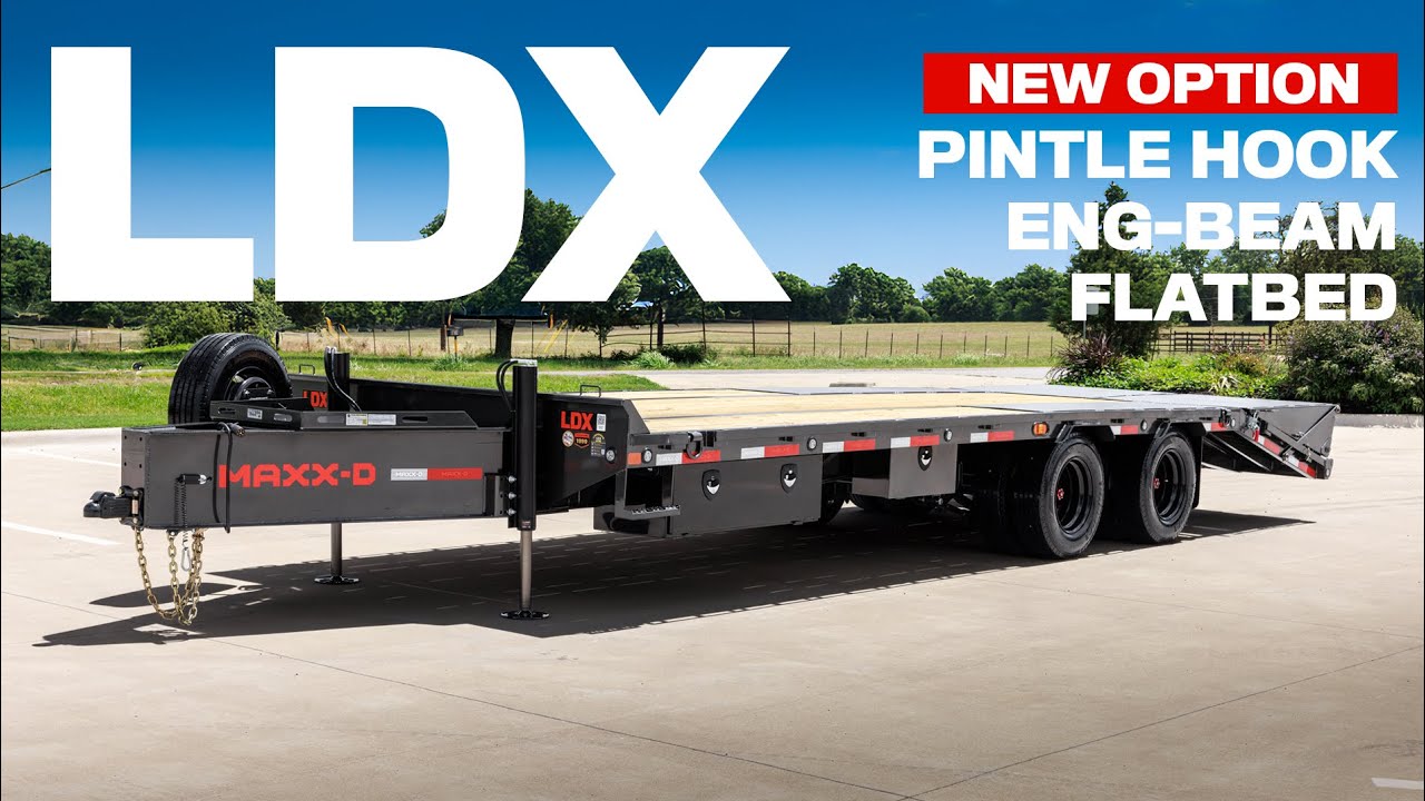 LDX Pintle Flatbed Trailer | Engineered Beam Strength Meets Pintle Hook