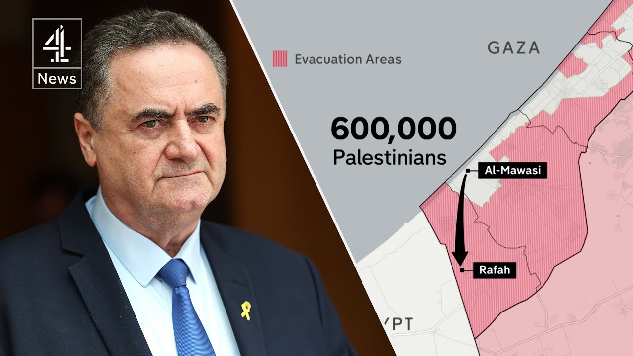 Israel defence minister plans to move Gaza&rsquo;s Palestinians to Rafah camp