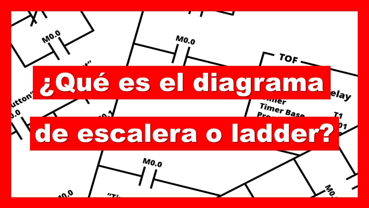 ¿Qué es el DIAGRAMA de ESCALERA o LADDER?