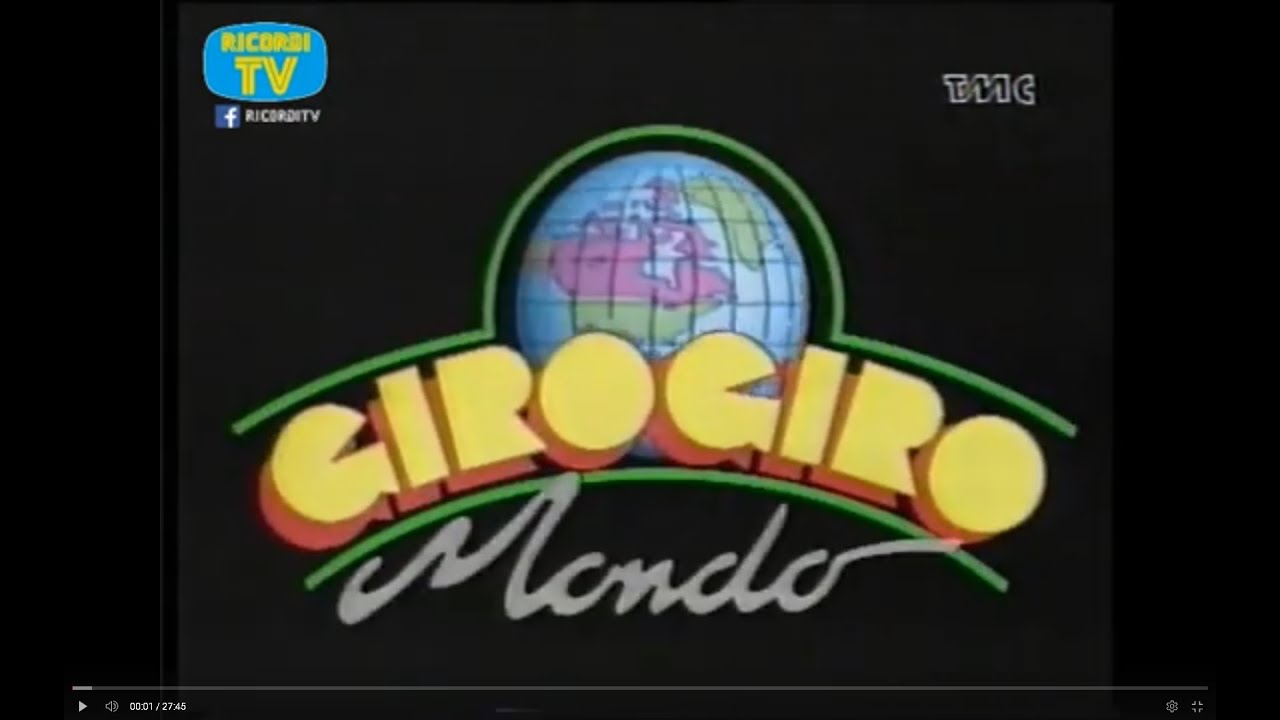 Programma Giro Giro Mondo Telemontecarlo TMC 1990