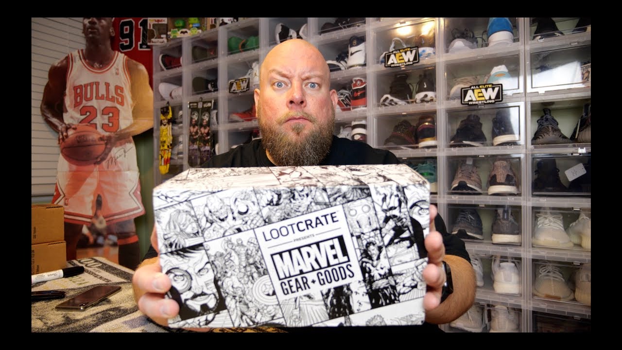 Unboxing the Loot Crate Marvel Gear & Goods Mystery Box + FIRST Box After Loot Crate Bankruptcy