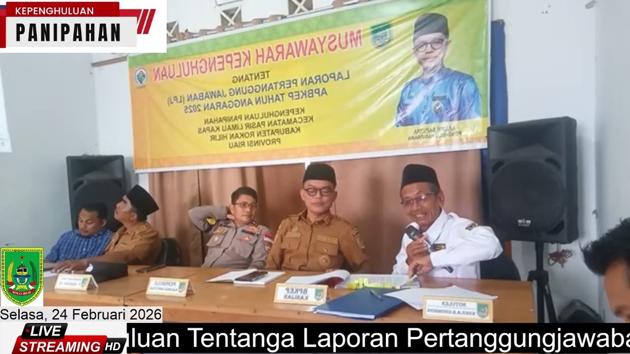 Musyawarah LAPORAN PERTANGUNG JAWABAN (LPJ) TAHUN ANGGARAN 2025