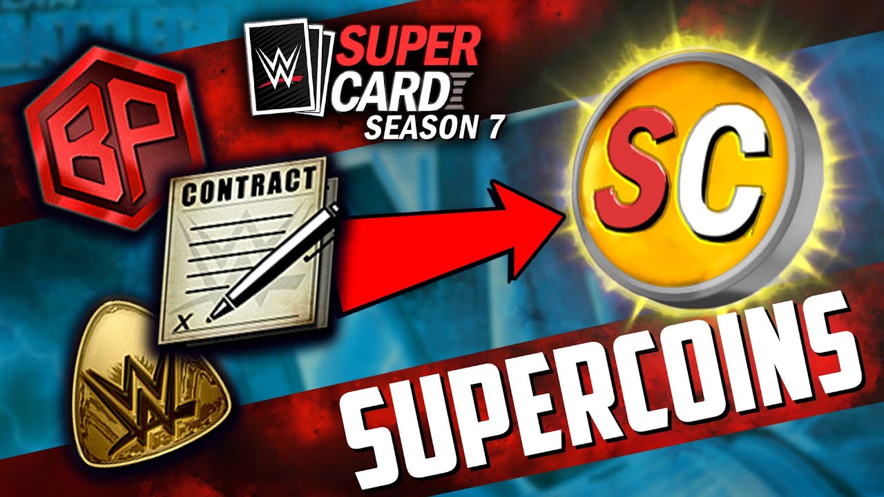 WHAT ARE SUPERCOINS?! *NEW* FREE Coins in WWE SuperCard Season 7!
