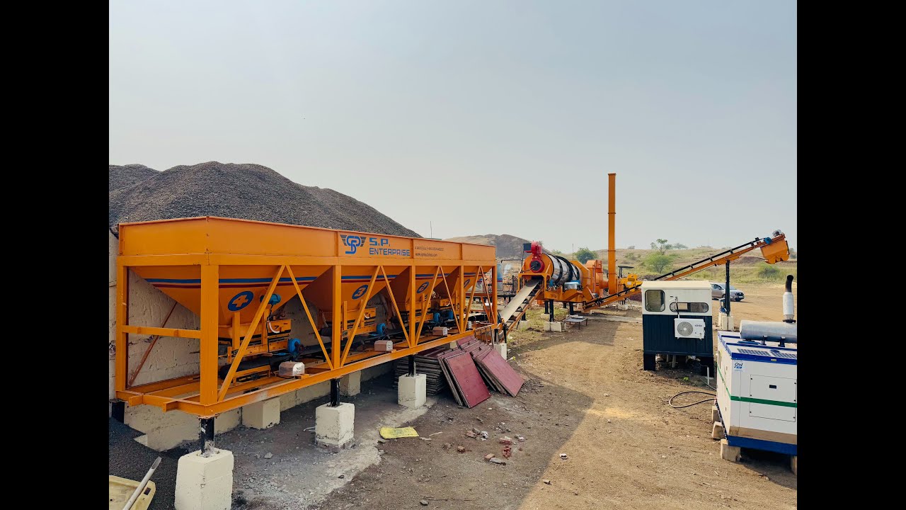 Asphalt Drum Mix Plant of 60-90 tph Capacity