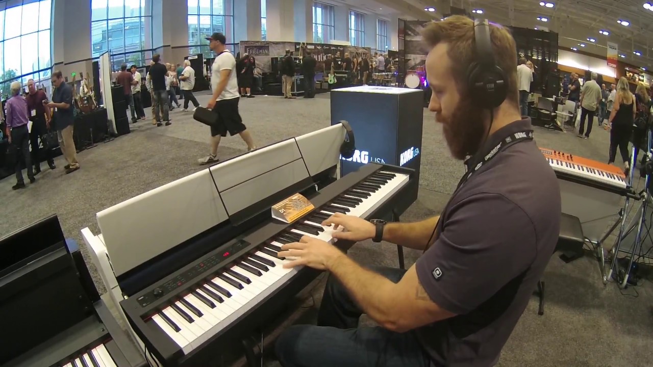Summer NAMM 2018 - Korg D1 Digital Piano with Frank Tedesco
