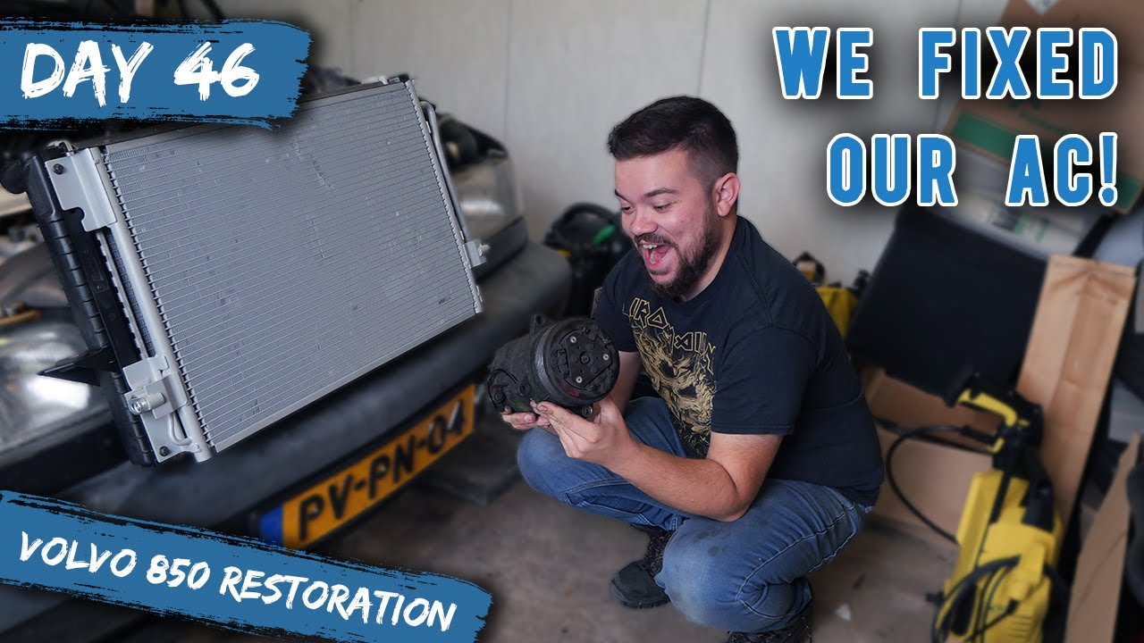 Volvo 850 Restoration - Repairing Air Conditioning (AC Repair)