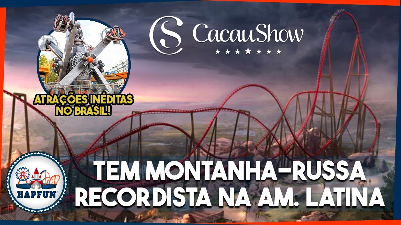 VAZARAM as POSSÍVEIS ATRAÇÕES do novo PARQUE da Cacau Show em São Paulo | Hapfun