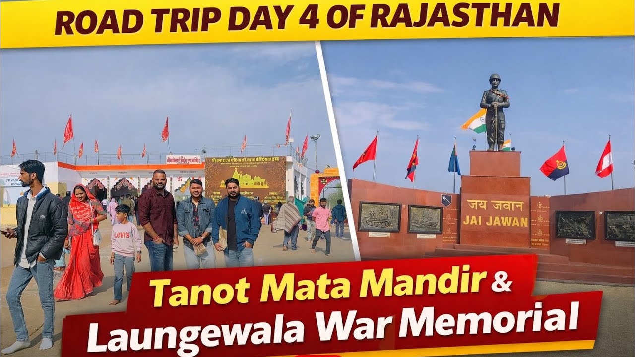 Tanot Mata Mandir & Laungewala War Memorial 🇮🇳 | Rajasthan Road Trip Day 4