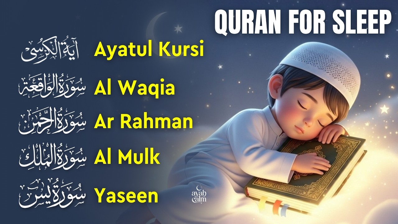 Quran Recitation in Ultimate Voice | Fatihah, Ayatul Kursi, Mulk, Yaseen, Rahman, Waqiah