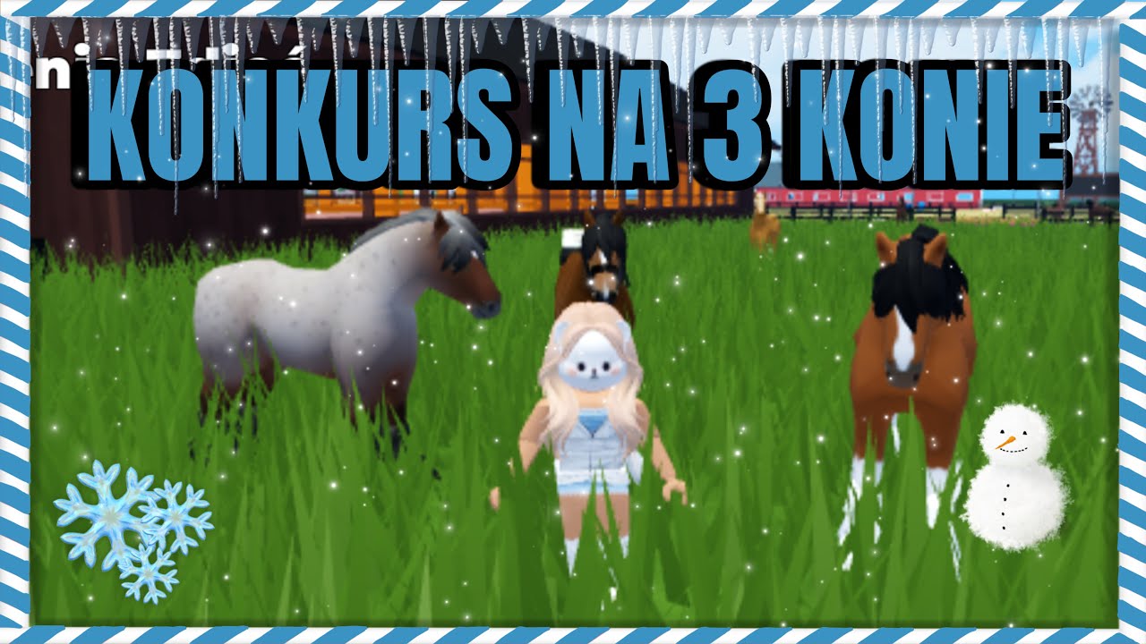 KONKURS NA 3 KONIE ❄️⛄️W HORSE VALLEY