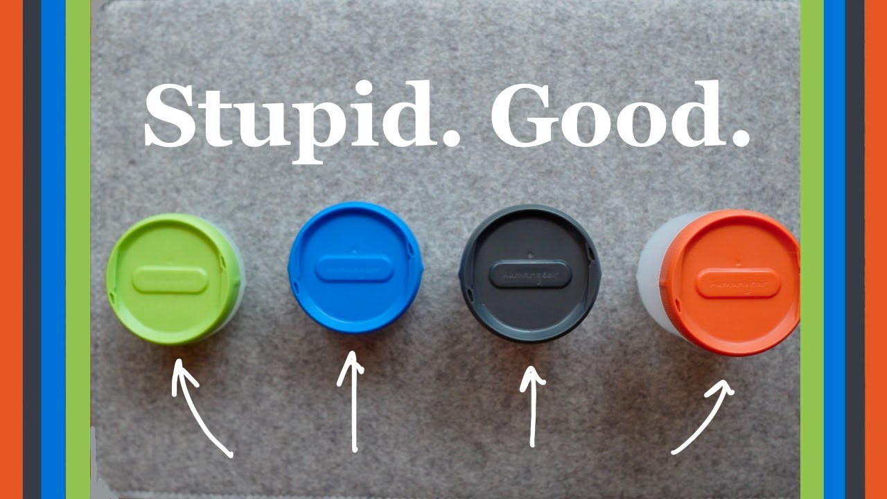 WILDLY HELPFUL EDC & Camping Food / Knick-Knack Storage system | humangear Stax Medium Container Set