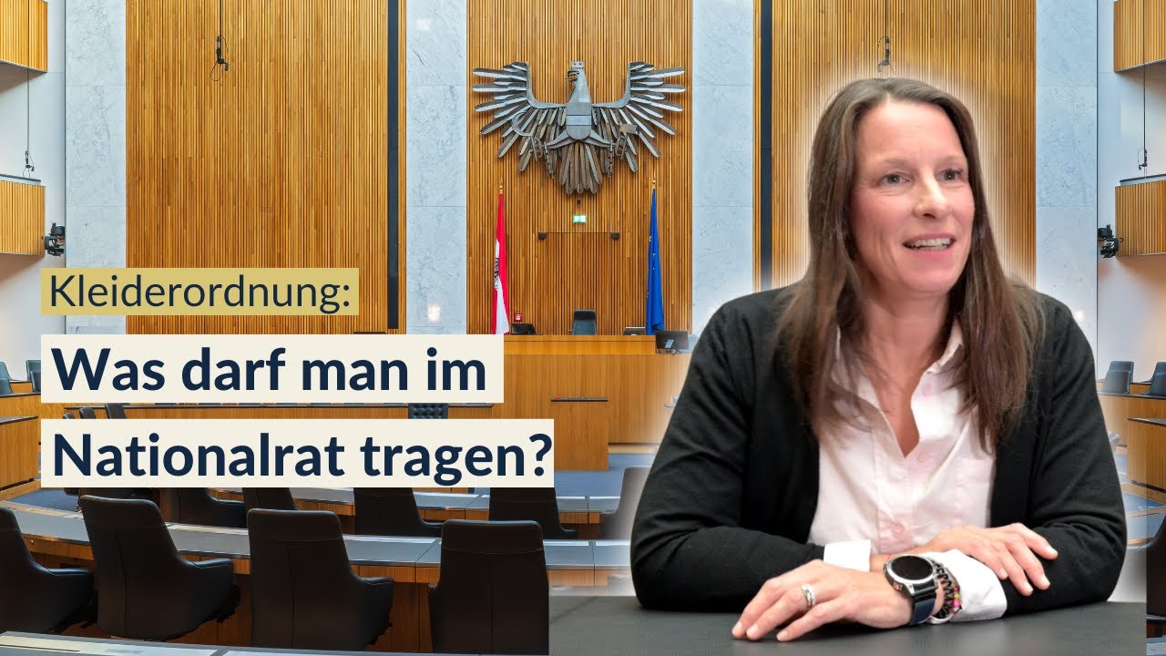 Kleiderordnung: Wie zieht man sich im Nationalrat an?