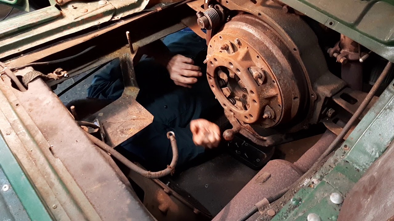 Model A Ford pickup truck clutch replacement #4