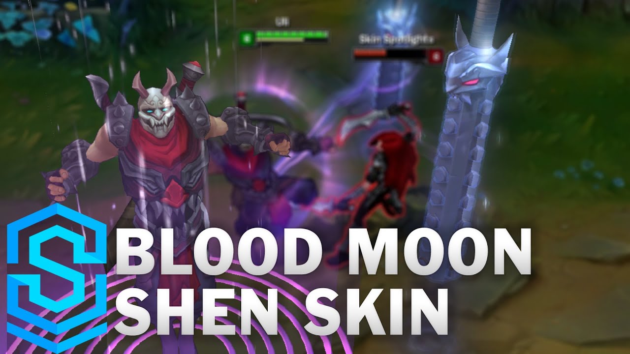 Blood Moon Shen Skin Spotlight (2016 Update) - League of Legends