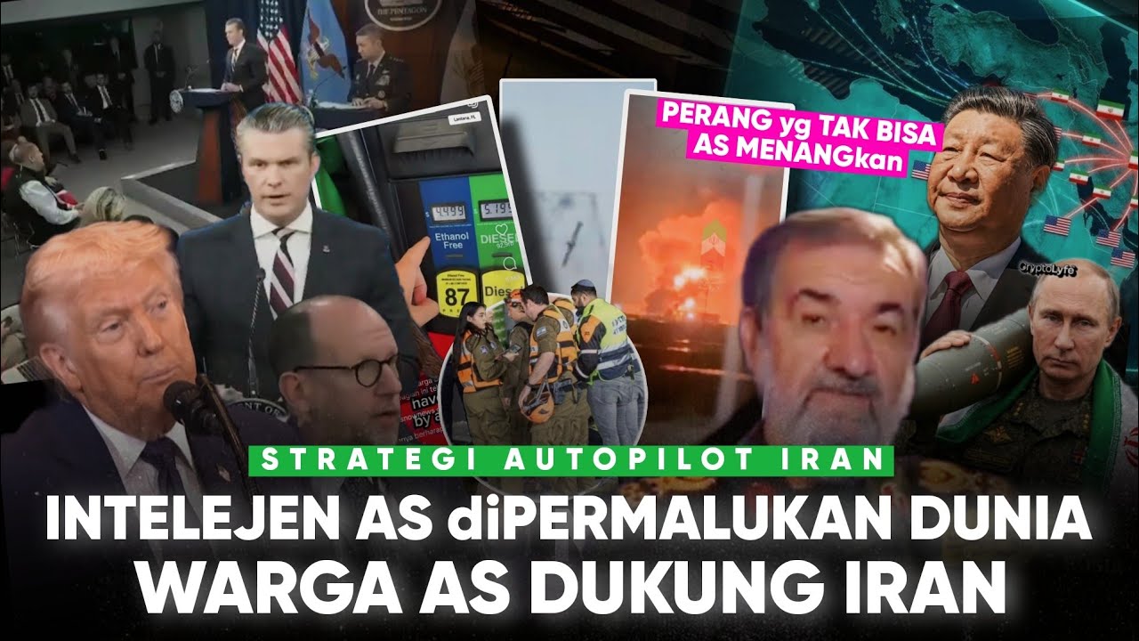 Intelijen AS Disebut usang Trump banyak Keliru ”Mesin Perang Autopilot IRAN” Warga AS bela IRAN