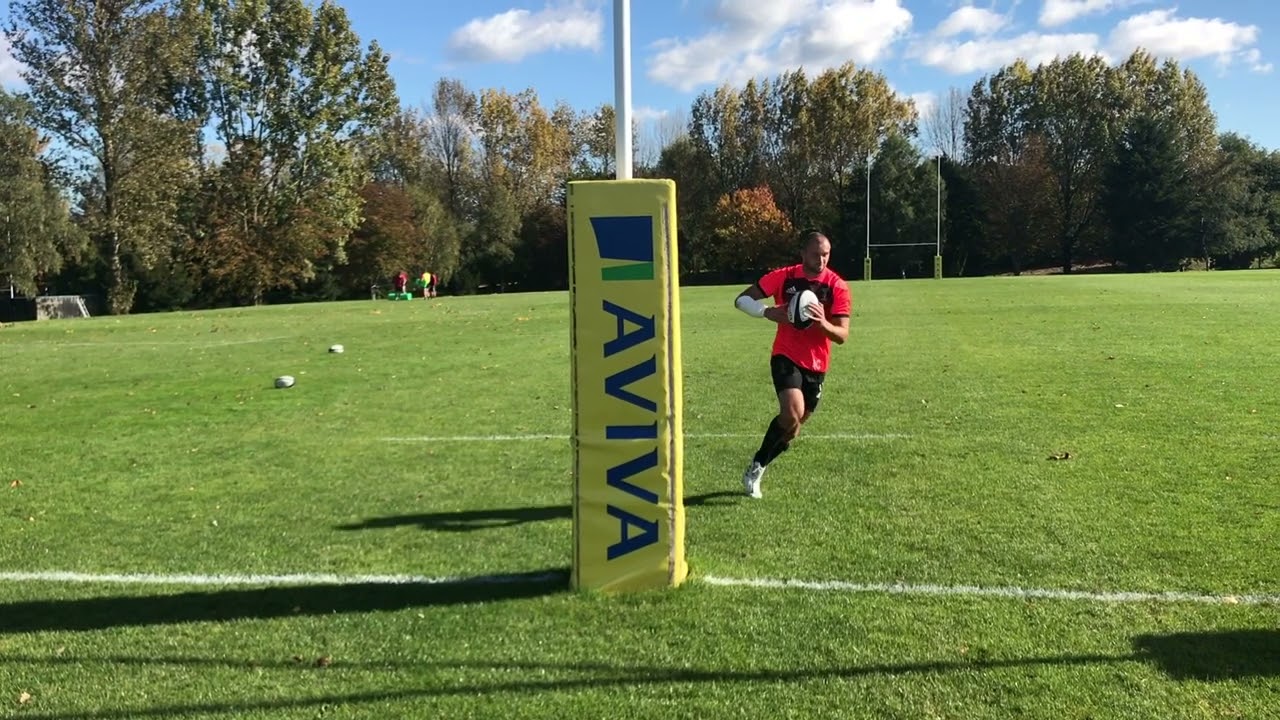 Ross Chisholm Harlequins shows us a rugby drill to help with your Sidestep