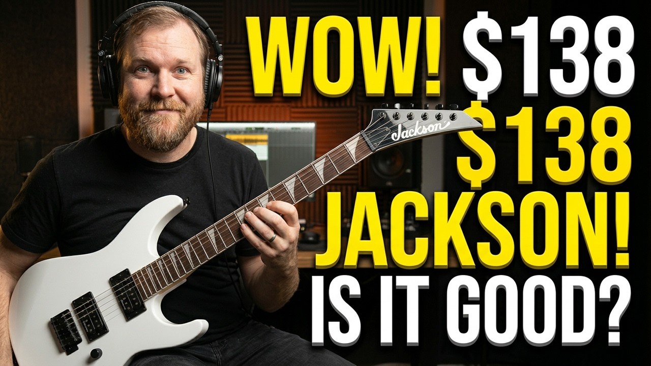 Jackson JS11 Guitar | unboxing, set up, demo and review  wow 138.00