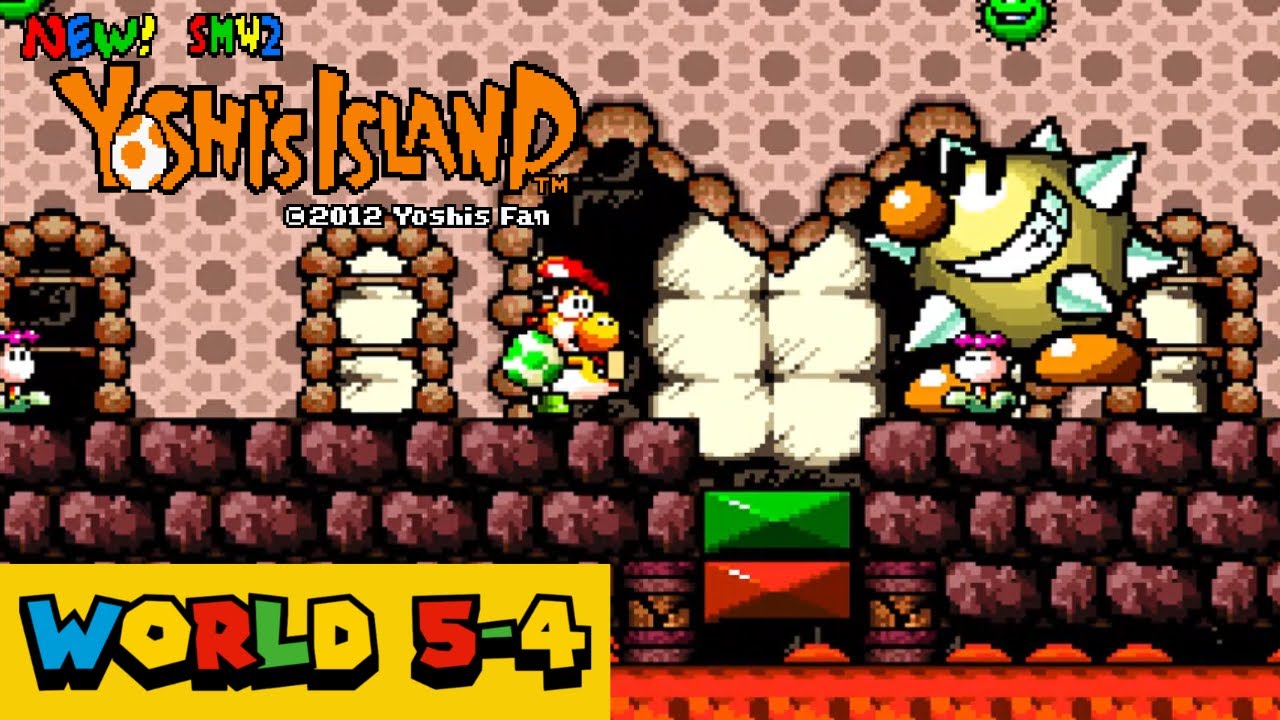 TAP-TAP KING!! | New SMW2 Yoshi&rsquo;s Island: 5-4: TAP-TAP King's Fort