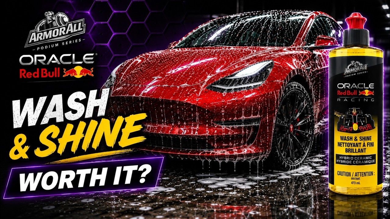 Новинка! Обзор гибридного керамического мыла для автомоек ARMOR ALL x RedBull Racing WASH & SHINE