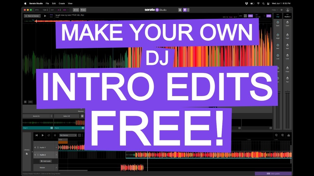 Создайте свой собственный DJ-редактор БЕСПЛАТНО!!! — Учебное пособие по Serato Studio