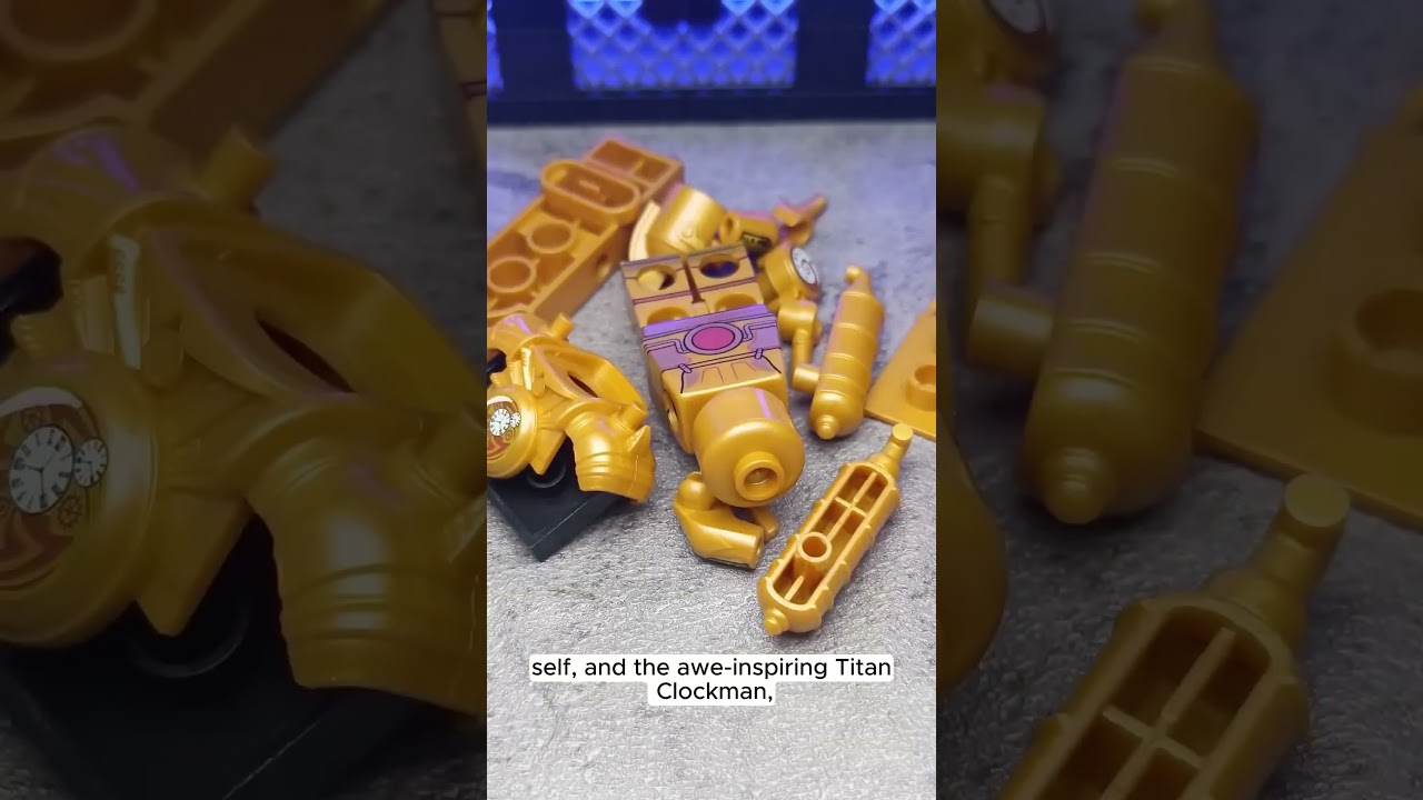 Skibidi Toilet Minifigures &ndash; Mic Man & Titan Clockman