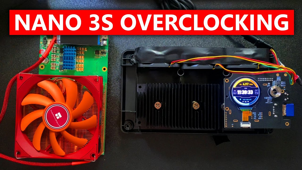 Trying To Overclock The Avalon Nano3s...