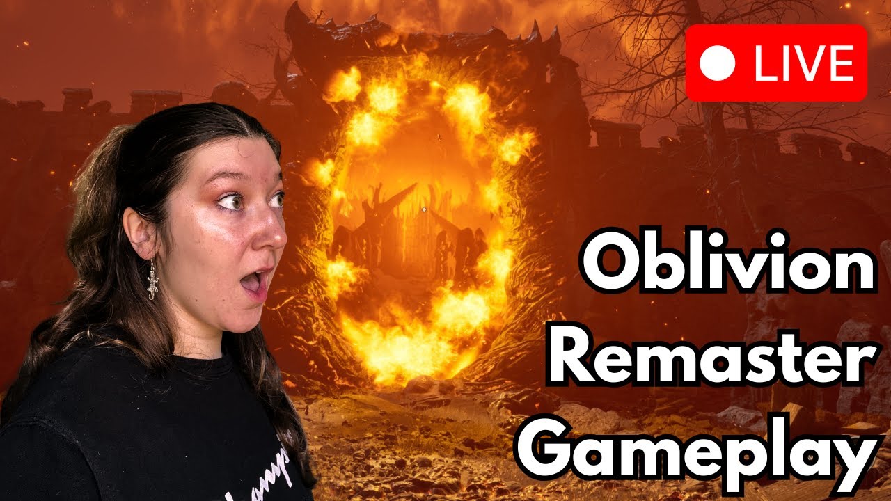 FIRST LOOK at Remastered Oblivion | Live Gameplay