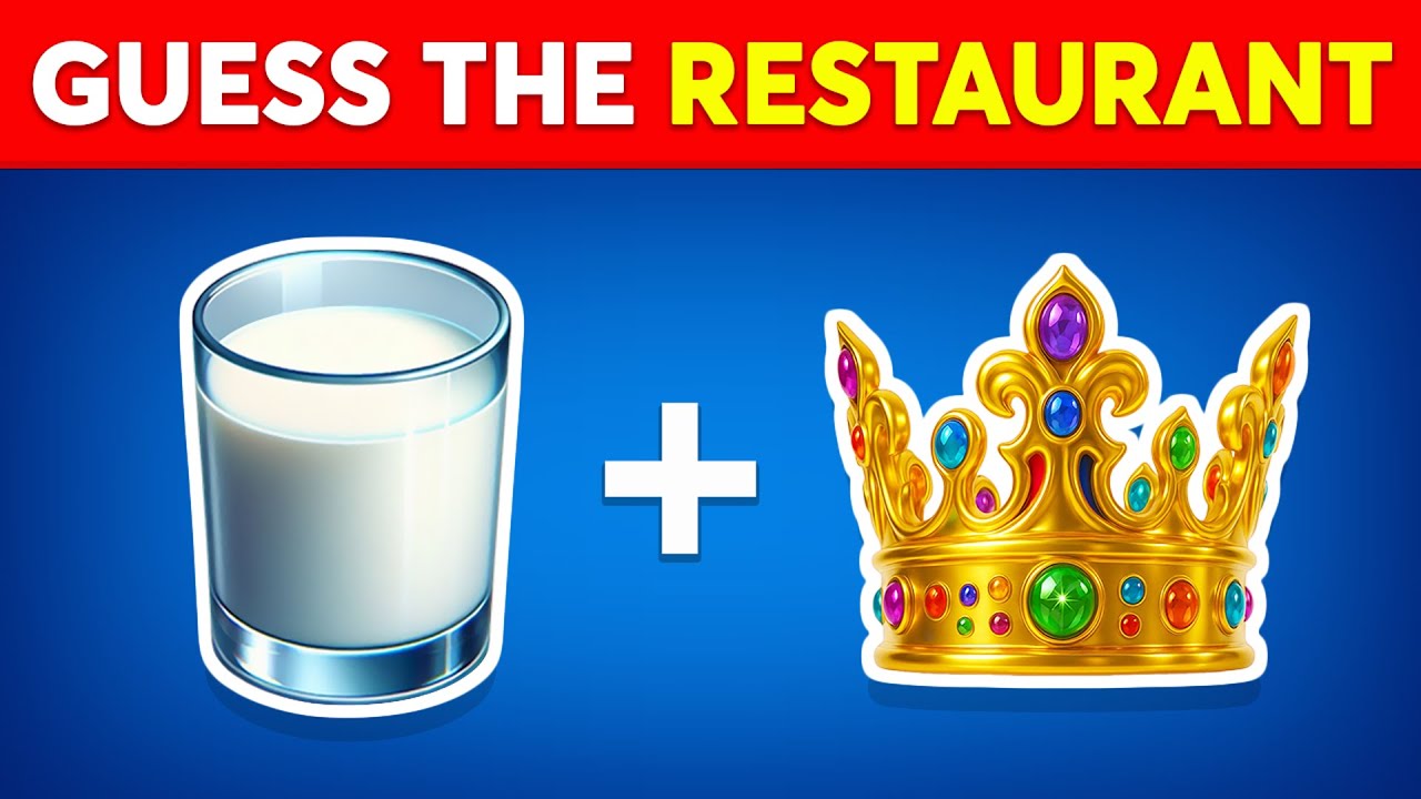 Угадай слово по эмодзи — Издание о еде и ресторанах 🥛👑 Quiz Dino