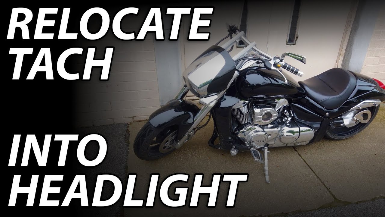 M109R Motovlog #13 - Relocated Tach Into Headlight