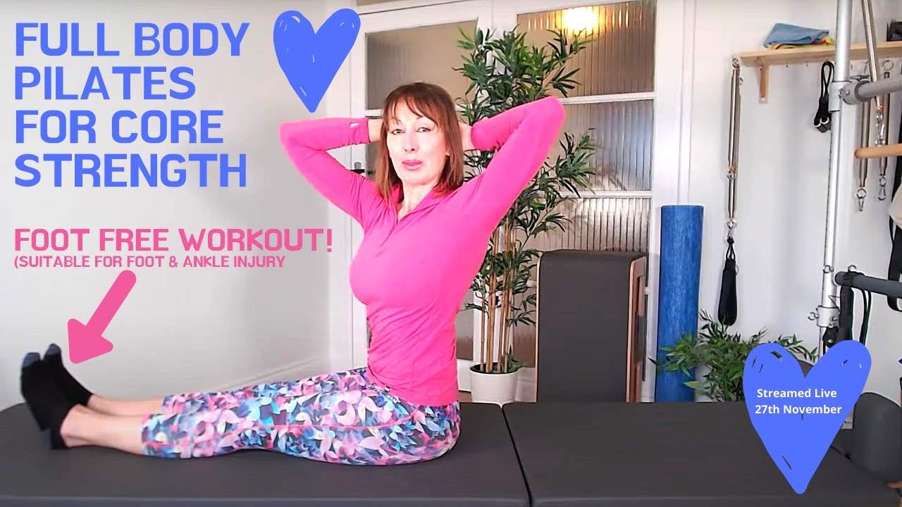 Full Body Pilates Core Workout- Safe for Foot and Ankle Injury |  No Equipment Needed | 30 Mins