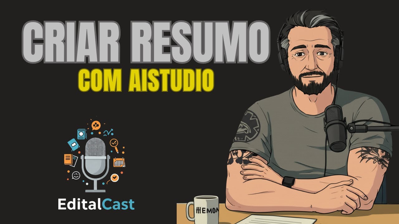Como Fazer RESUMOS INCRÍVEIS para Concursos com Inteligência Artificial (AI Studio Gemini 2.5 Pro)