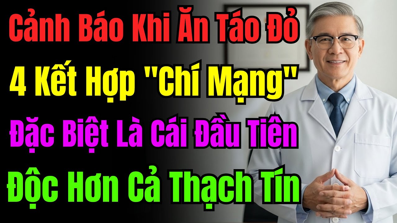 Cảnh Báo: Tuyệt Đối Đừng Ăn Táo Đỏ Với 4 Thứ Này, Nhất Là Thứ Đầu Tiên Độc Hơn Thạch Tín!