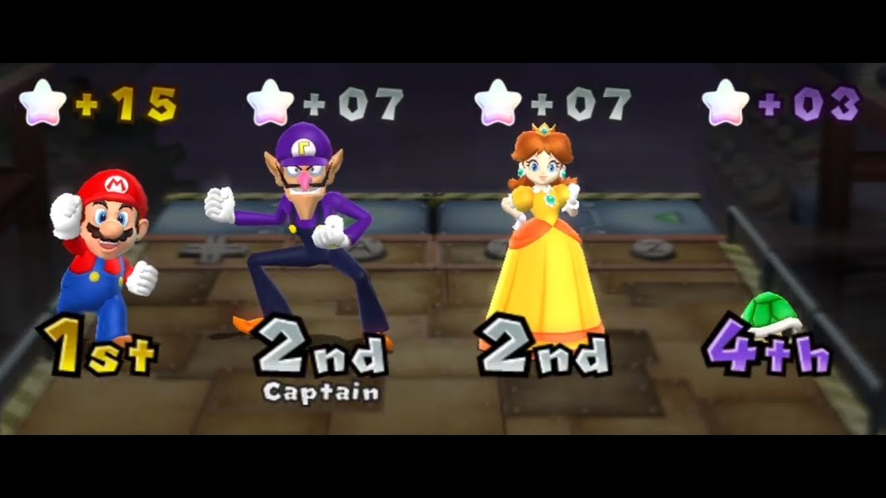 Mario Party 9 - Mario vs Waluigi vs Daisy vs Koopa- Boo's Horror Castle (Very Hard CPUs)