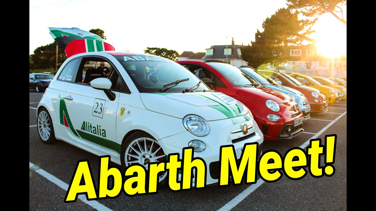MY FIRST ABARTH MEET IN AGES (vs MCLAREN MEET)