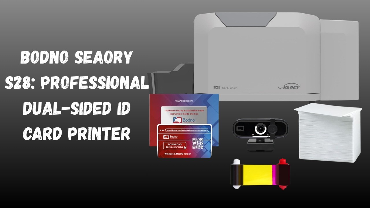 Create High-Quality ID Cards Easily With This Complete Printer Kit | Bodno Seaory S28 Review