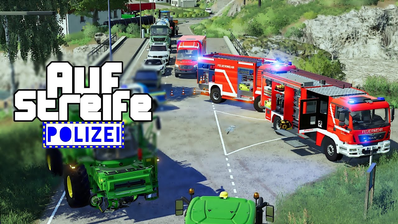 LS19 - Kilometerlanger Stau nach schwerem Motorrad Unfall