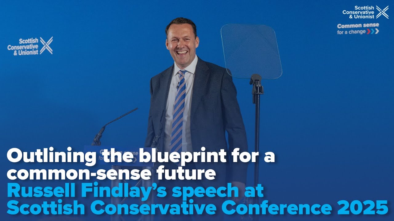Russell Findlay at Scottish Conservative Conference 2025