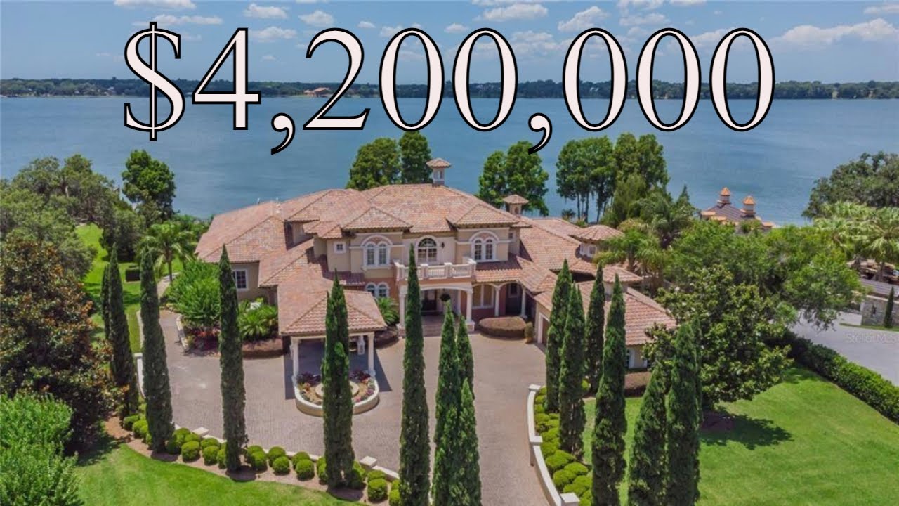 $4,200,000 Luxury Home Tour in Tampa/Thonotosassa, Fl