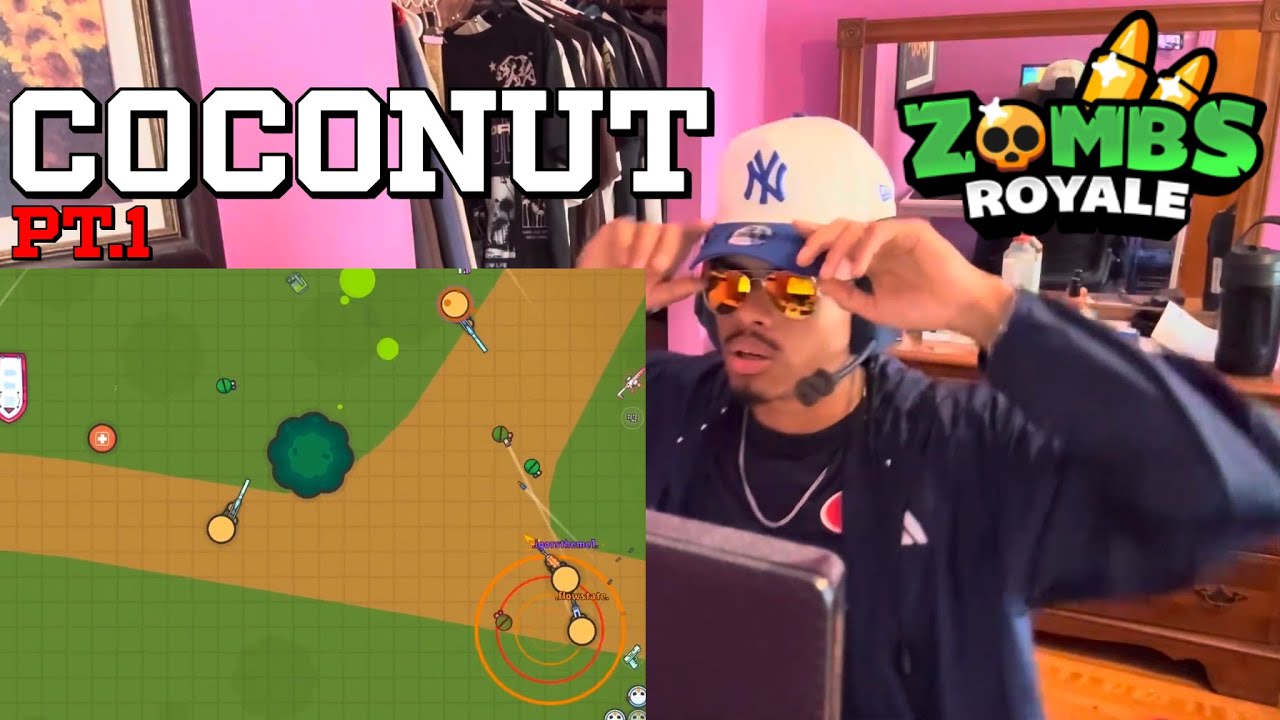 GOAT OF ZR Reacts to Coconut pt.1 | Zombsroyale.io