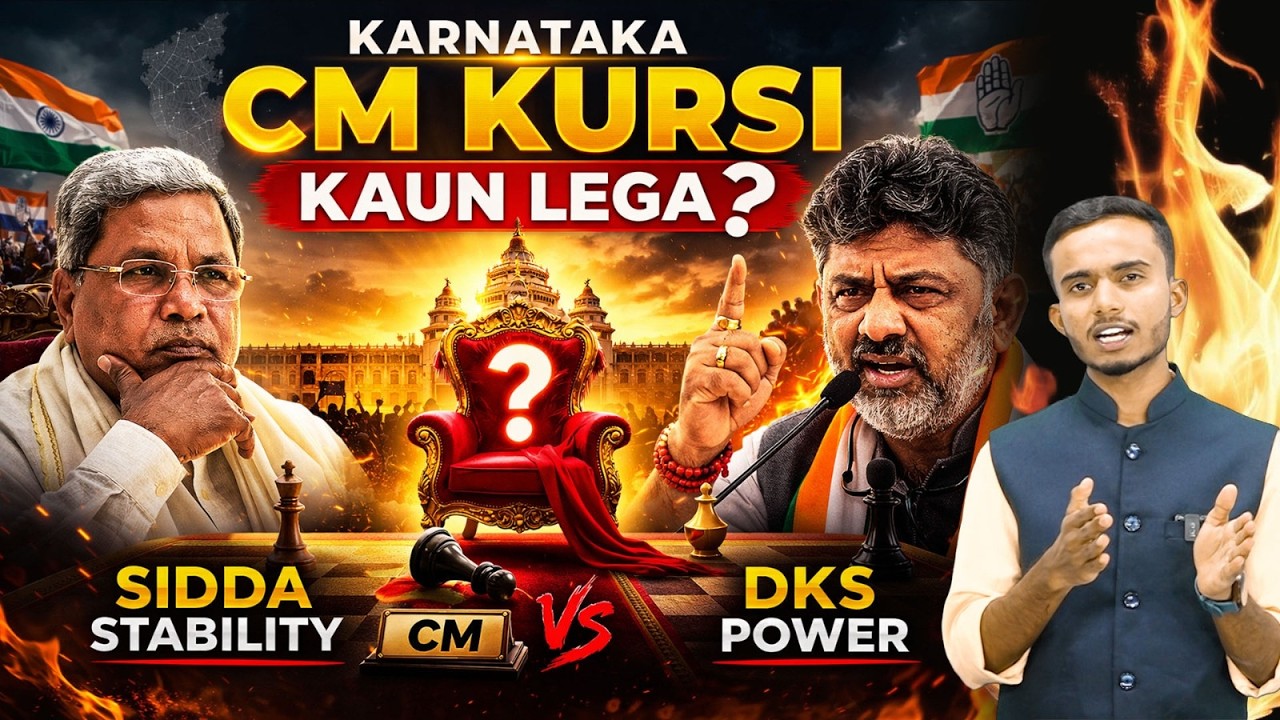Siddaramaiah Ya DKS? Delhi Mein Ho Raha Hai Asli Decision!