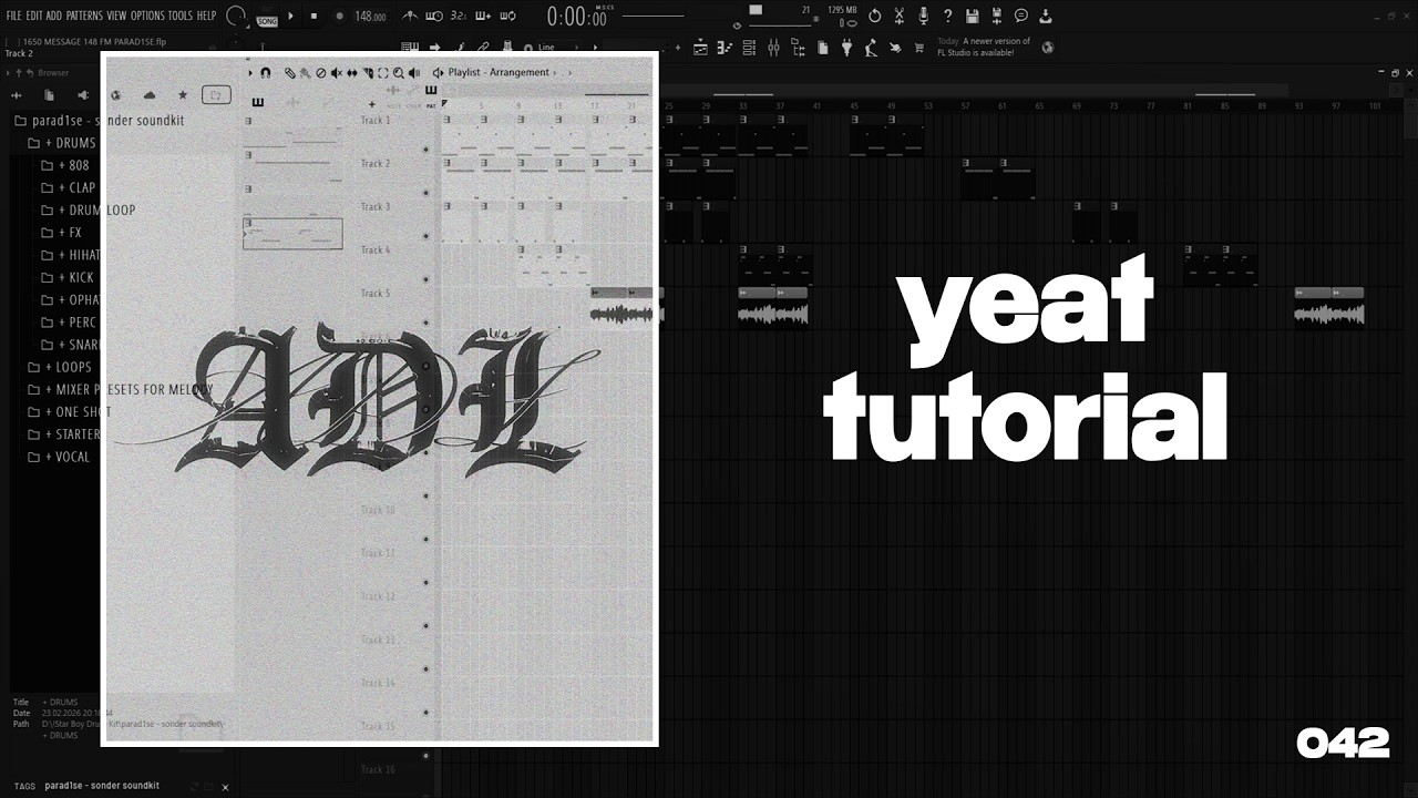 how to make beat for new album yeat | fl studio tutorial