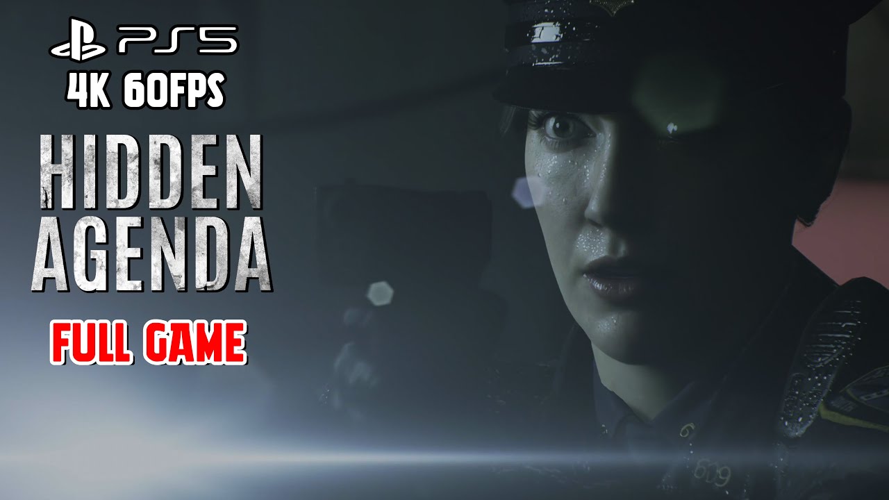 Hidden Agenda (2017) Full Walkthrough/Playthrough - BEST ENDING - No Commentary 4K 60FPS PS4 | PS5
