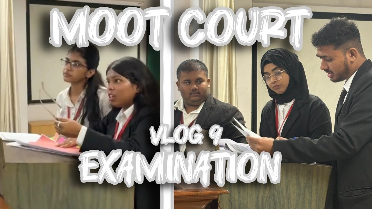 (MOOT COURT) Practical training examination followed by guest lecture event!