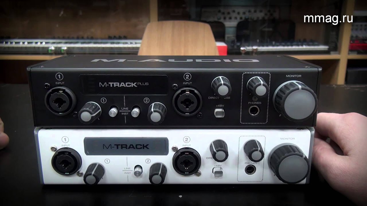 M-Audio M-Track II и M-Track Plus II - usb аудио-интерфейсы
