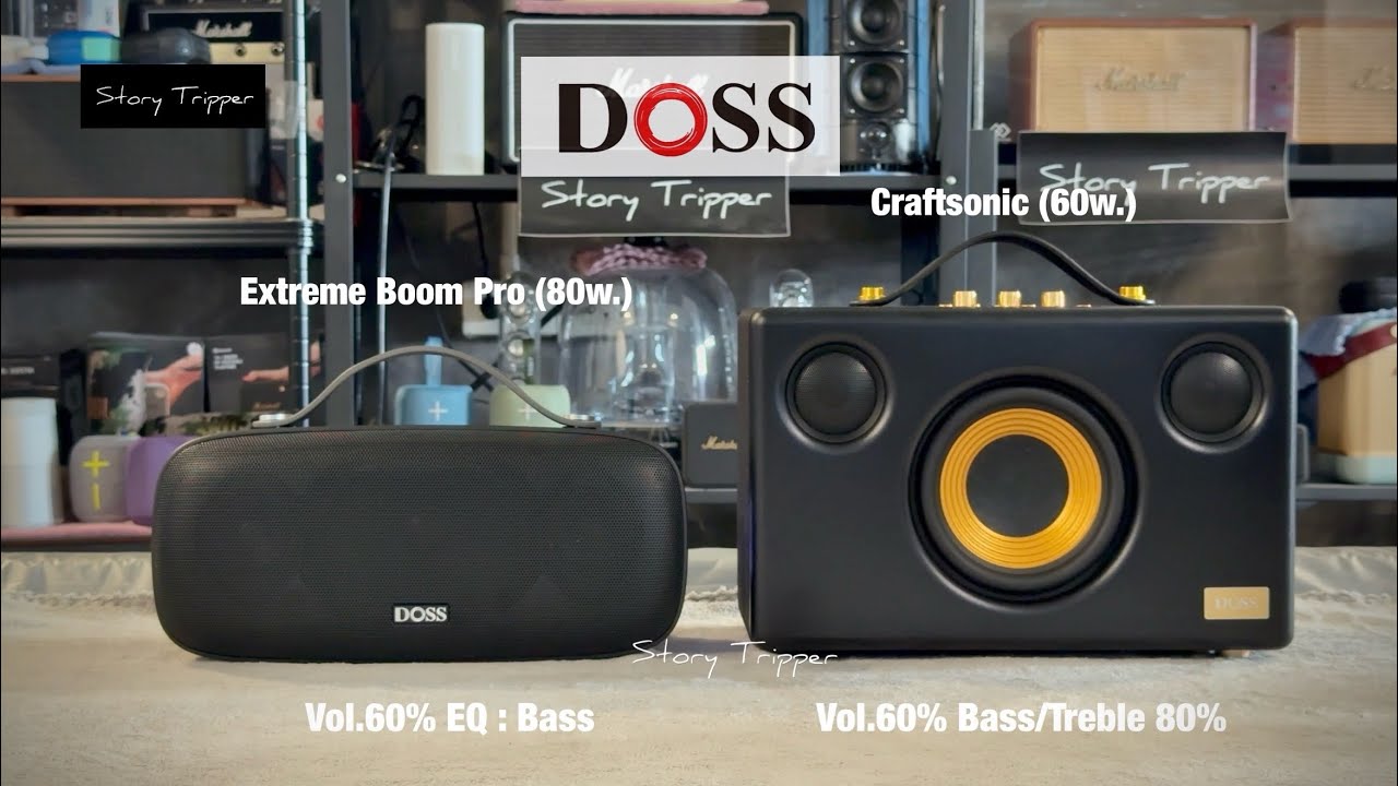 DOSS Extreme Boom Pro D300 (80w.) vs DOSS Craftsonic (60w)