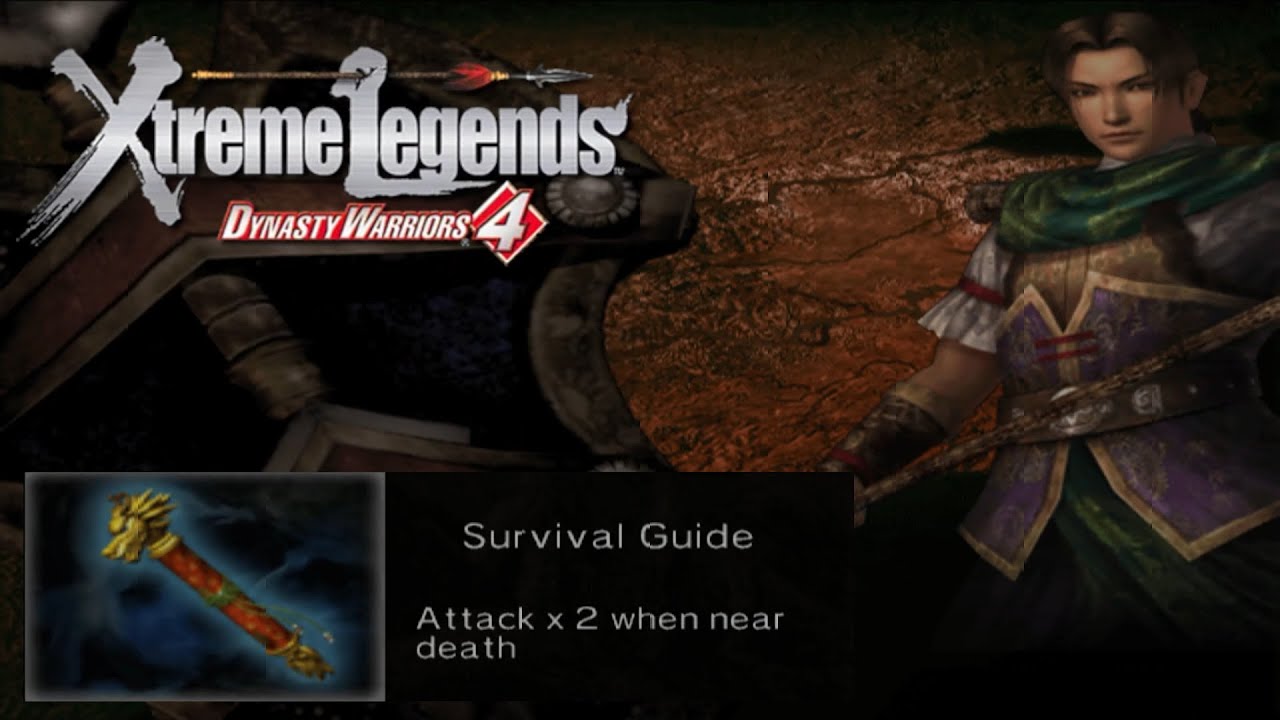 Survival Guide - Rare Item Guide | Dynasty Warriors 4 Xtreme Legends
