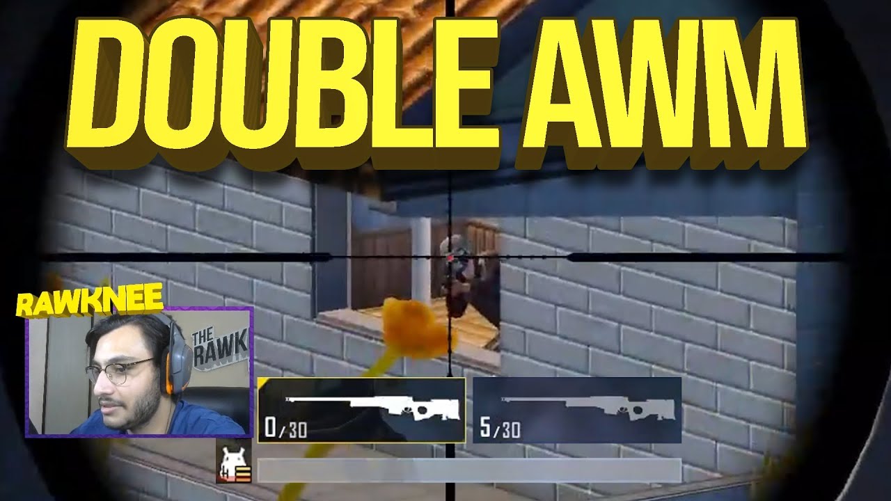 DOUBLE AWM + 8x CHICKEN DINNER | PUBG MOBILE HIGHLIGHTS | RAWKNEE