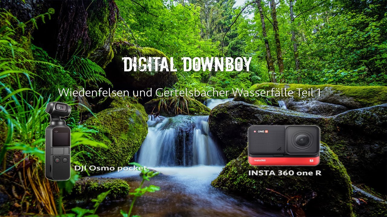Insta 360 One R Footage, Wiedenfelsen u. Gertelbach Wasserfälle Teil 1