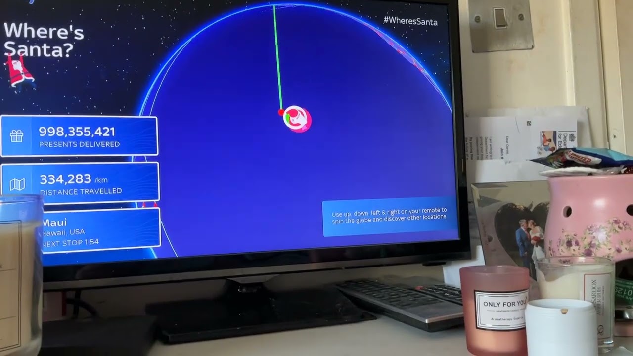 Where’s Santa on sky stream (part 6) #wheressanta (sorry for no music)